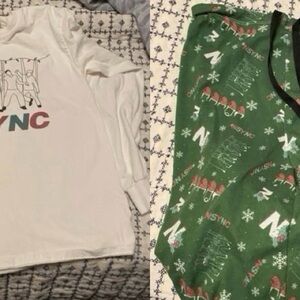 NSYNC. No strings attached 2 piece pajamas  Men’s M